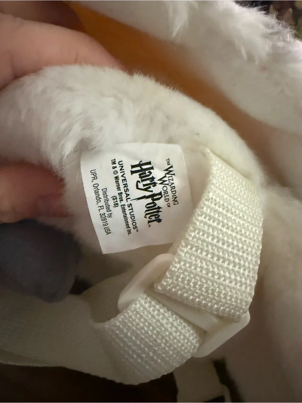Hedwig Plush Owl Backpack From Universal Studios